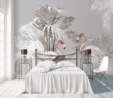 Tapetenwandbilder mit Flamingo-Thema