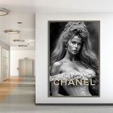 Chanel Fashion Girl Canvas Wall Art - Express Your Style