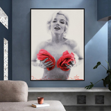 Fleurs Rouges : Affiche Marilyn - Fleurs Captivantes