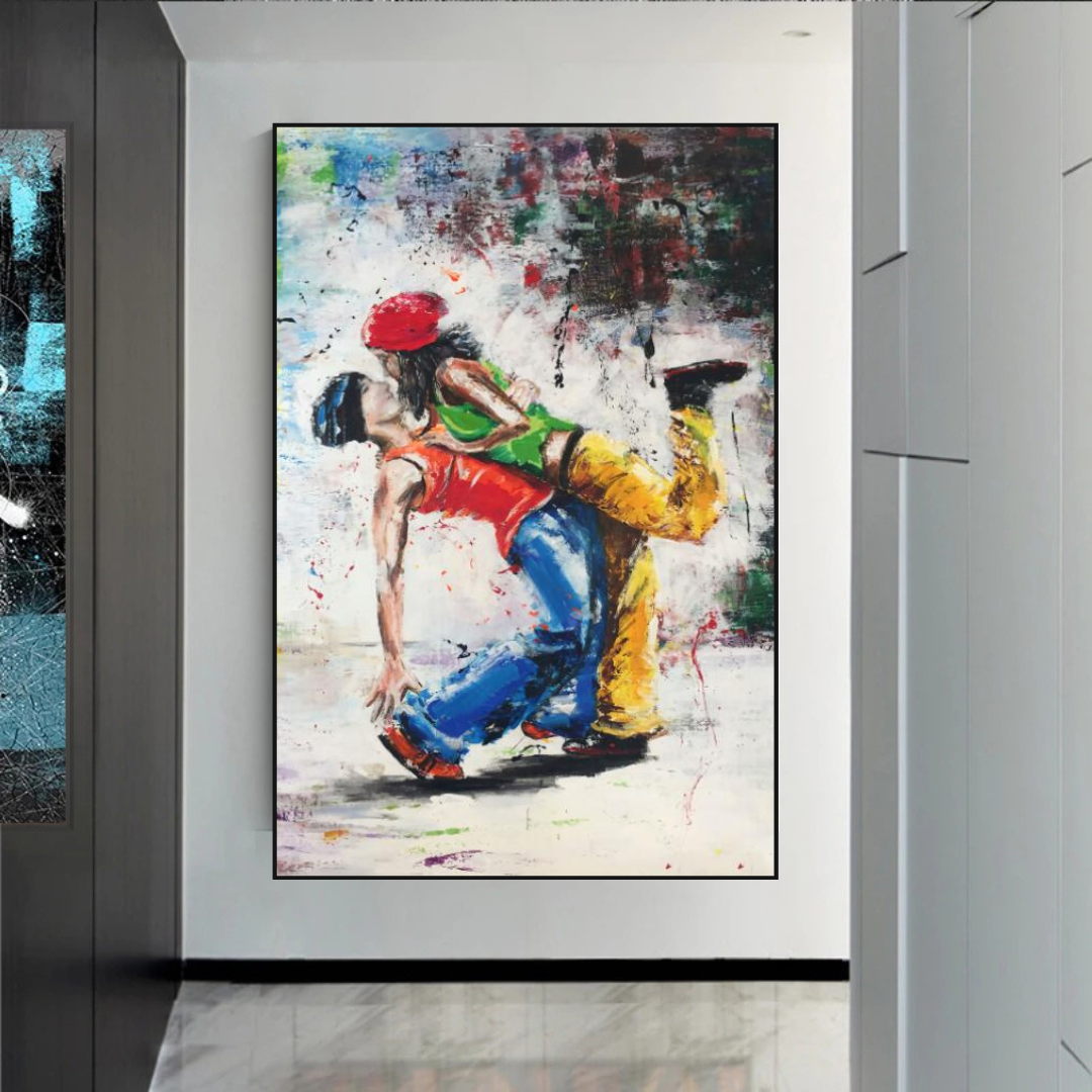 Let's Dance on the Singer's Beat: Musical Canvas Wall Art
