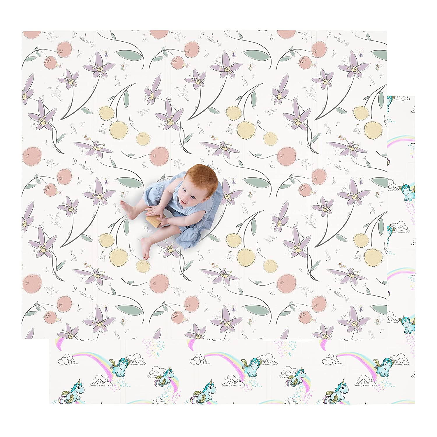 Babies' Floral Play Mats: Blossoming Fun for Little Ones