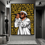 Anderson Paak Singer Rapper Leinwand-Wandkunst