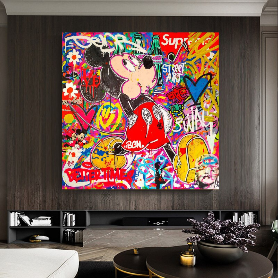 Disney Mickey Mouse Supreme Canvas Wall Art
