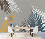 Abstract Leaves Wallpaper Murals Transform Your Space