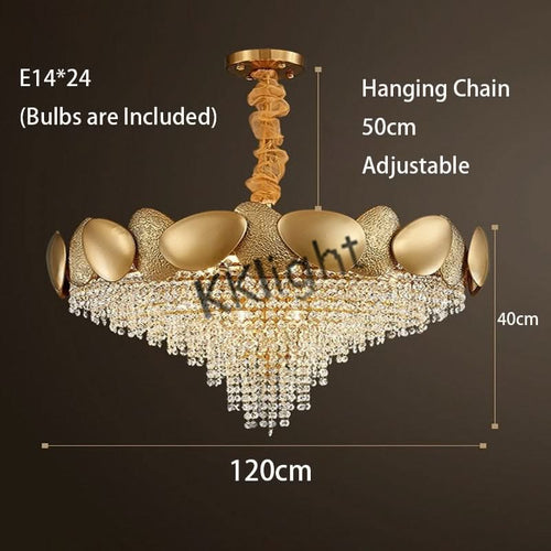 Crystal Pendant Lamp Chandelier – Elegant Lighting for Kitchen Islands-Kitchen Island
