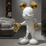 Handschüttelnde Micky-Statue Premium
