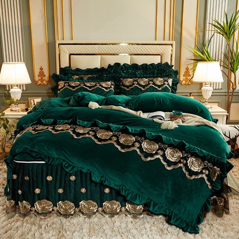 Crystal Velvet Bedding Set: Luxurious Comfort for Your Bedroom