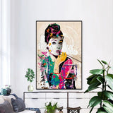 Audrey Hepburn Wandkunst – Zeitlose Eleganz