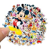 Disney Cute Mickey Mouse and Donald Duck Stickers Pack | Famous Bundle Stickers | Waterproof Bundle Stickers