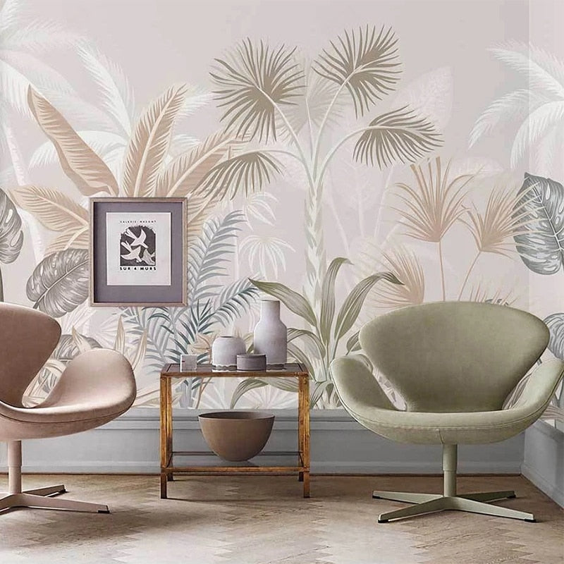 3D Plants Design - Tropical Wallpaper Murals