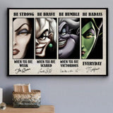 Disney Bösewicht Böse Königin Wandkunst Poster