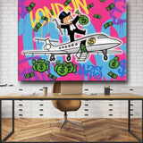 Mr Monopoly London Poster - Authentic Collectible Art