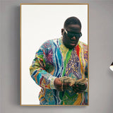 Biggie Smalls Rapper Canvas Wall Art: Love for Hip-Hop