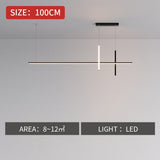 Esszimmer-Kronleuchter LED – minimalistische Streifen-Designerlampe
