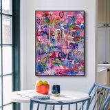 Abstract Hearts Poster: Artwork for a Captivating Appeal