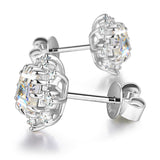 Asscher Cut Diamond Moissanite Earring - Sparkling