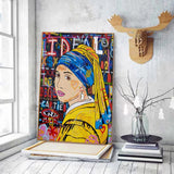 Banksy Milkmaid Canvas Wall Art: Authentic and Captivating