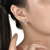 Moissanit-Diamantohrringe: Atemberaubend funkelnd