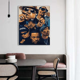 Tupac Poster: Gang Wall Art of Tupac and Biggie Smalls