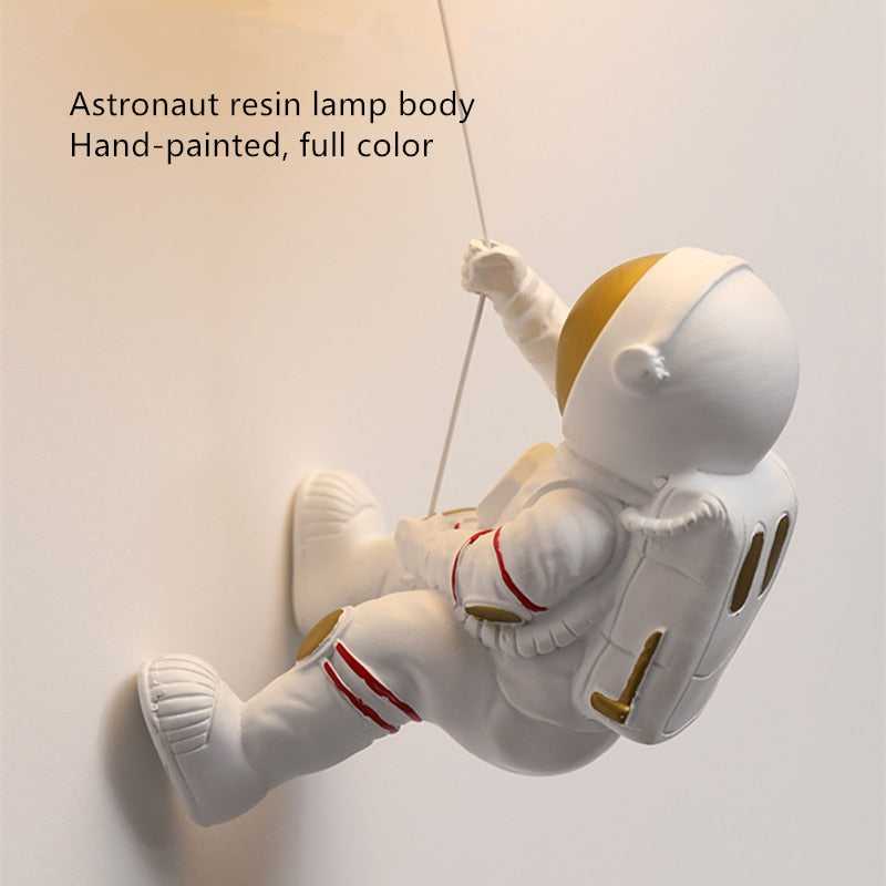 Astronaut on Moon Wall Lamo |Kids Room Lighting