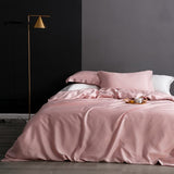 Luxury Beauty 100% Silk Gray Bedding Set Silk Healthy Skin Duvet Cover Bed Linen Single Double Queen King Set