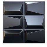Geometric Diamond Carved Design 3D Wall Panel 50x50cm