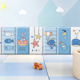 Ocean Creatures Kids Wall Padded Safety Cushions