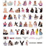 Ariana Grande Singer Stickers Pack | Famous Bundle Stickers | Waterproof Bundle Stickers