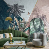Rainforest Palm Trees Wallpaper for Home Wall Decor
