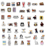 TV Show Friends Anime Vintage Paster Gift Toy Funny Decal Scrapbooking DIY Phone Laptop Stickers Gifts