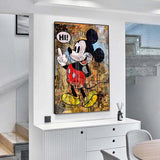 Disney Mickey Mouse Hi Canvas Wall Art