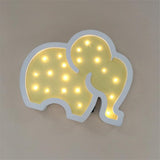 Woodiness Baby Elephant LED Bedside Lamp