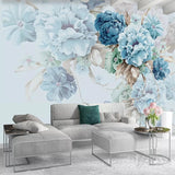 Peony Floral Pastoral Wallpaper for Home Wall Decor