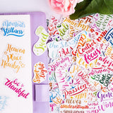 Fresh Greeting Message 50 Stickers Pack | Famous Bundle Stickers | Waterproof Bundle Stickers