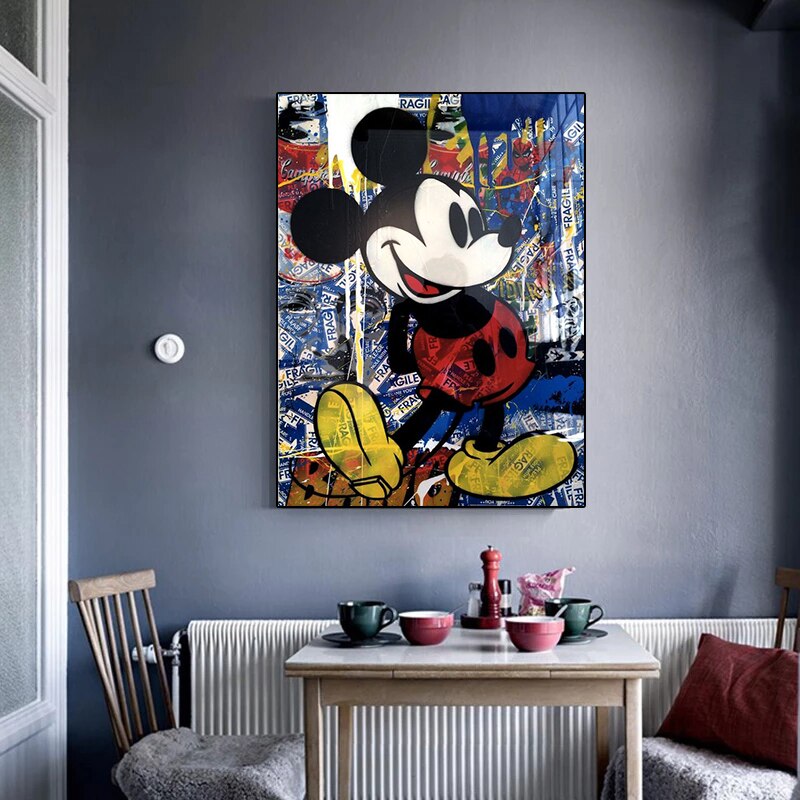 Disney Mickey Mouse Canvas Wall Art: Vibrant Designs