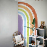 Corner Rainbow Wall Decal for Kids Room | Kids Room Wall Decal