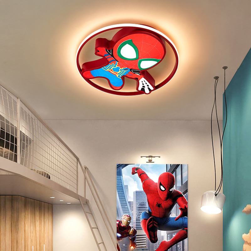 Kids Spiderman Ceiling Light Enhance Your Kids' Room Decor