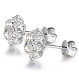 Asscher Cut Diamond Moissanite Earring - Sparkling
