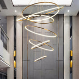 Rings Staircase Chandelier: Unparalleled Elegance