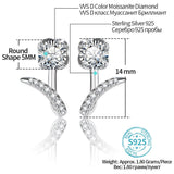 Moissanite Diamond Silver Earring: Shop Exquisite Jewelry