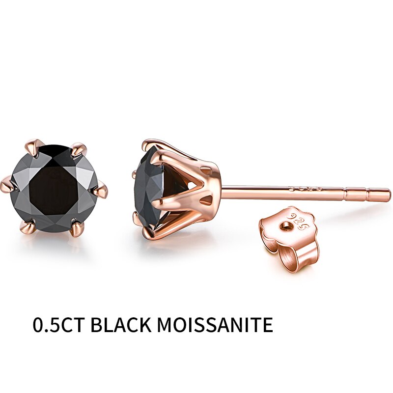 Colored Moissanite Stud Earring: Dazzling and Unique