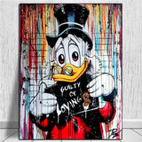 Disney Donald Duck Canvas Wall Art