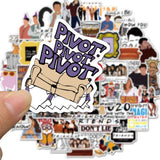 TV Show Friends Stickers Pack | Famous Bundle Stickers | Waterproof Bundle Stickers