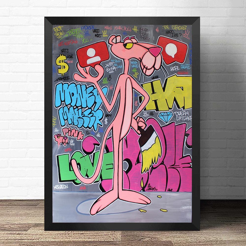 Pink Panther Wall Art – Unleash Your Creative Side