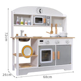 Kids Wooden Kitchen | High Grade Family Kitchen Combination |Pretend Playreal Simulation Cooking Set
