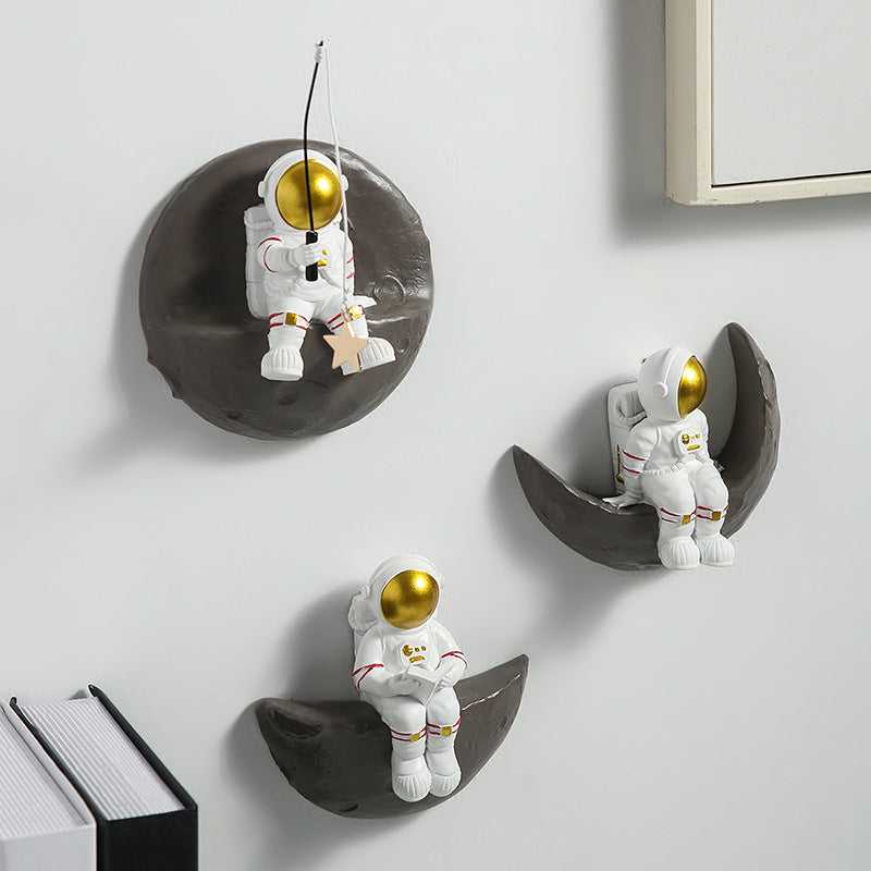Astronaut Wall Shelves Decoration | 3D Astronaut Figures