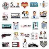 TV Show Grey Anatomy Stickers Pack | Famous Bundle Stickers | Waterproof Bundle Stickers