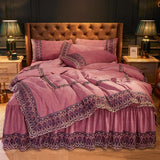 Velvet Lace Bedding Set