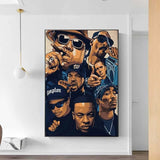 Tupac Poster: Gang Wall Art of Tupac and Biggie Smalls