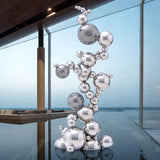 Abstract Jumbled Balls Stainless Steel Ornament